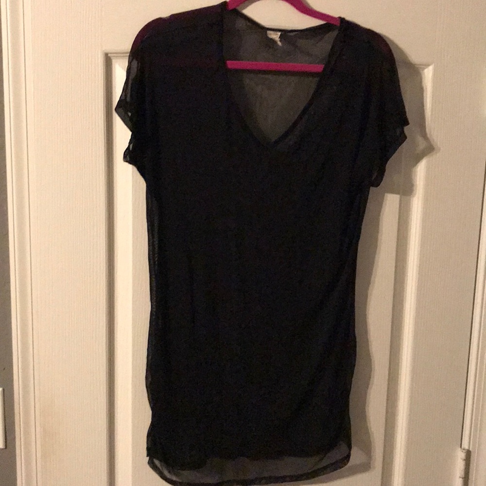 Sheer Black Coverup